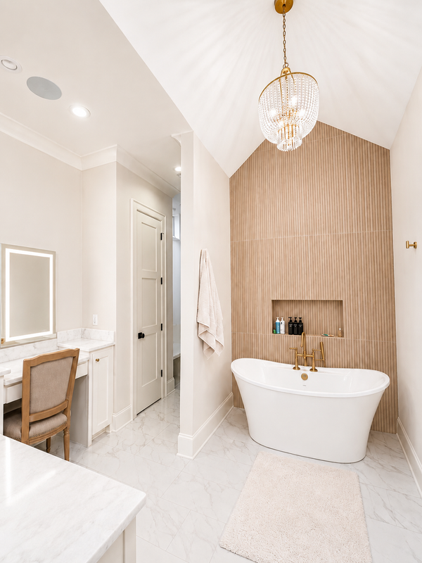 Spa-inspired primary bath